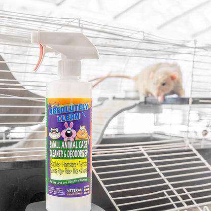 Amazing Small Animal Cage Cleaner, Just Spray/Wipe, Easily Removes Messes & Odors - Hamster Cages, Mice, Rat Cage, Guinea Pig Cage, Rabbit Cage, Ferret Cage, Dog Cage - USA Made5