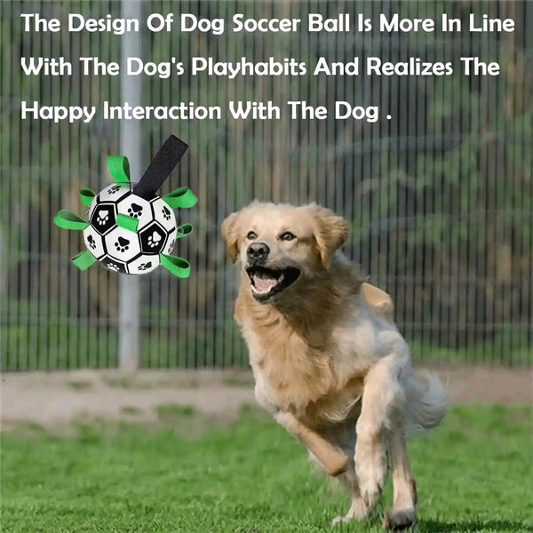 Dog Soccer Ball, Interactive Toys for Tug of War, Puppy Birthday Gifts, Tug Toy, Water Toy, World Cup Durable Balls for Small & Medium Size (6 Inch)7