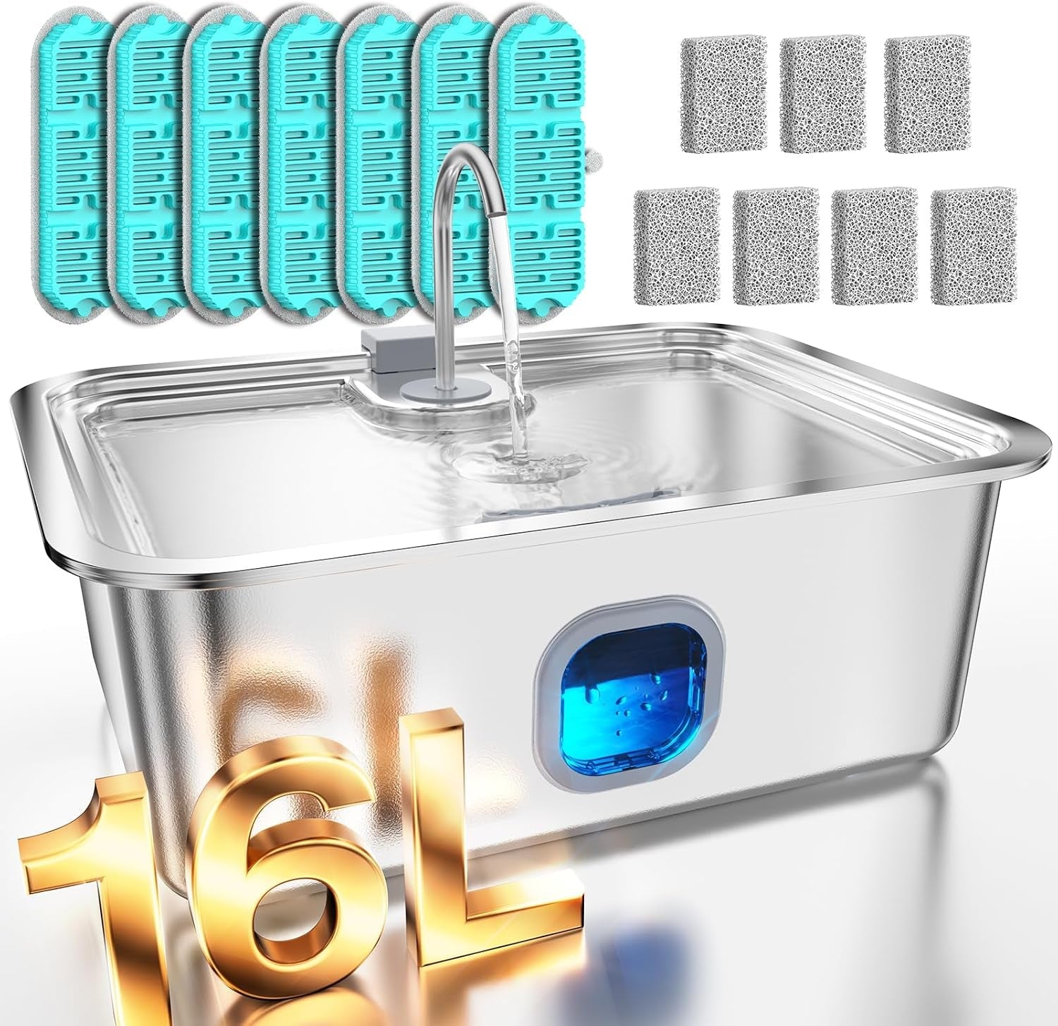 4-2gal-dog-water-fountain-for-large-dogs-16l-stainless-steel-large-dog-fountain-water-bowl-with-deeper-wider-drinking-tray-automatic-pet-water-dispenser-with-visible-window-for-multi-pets-families