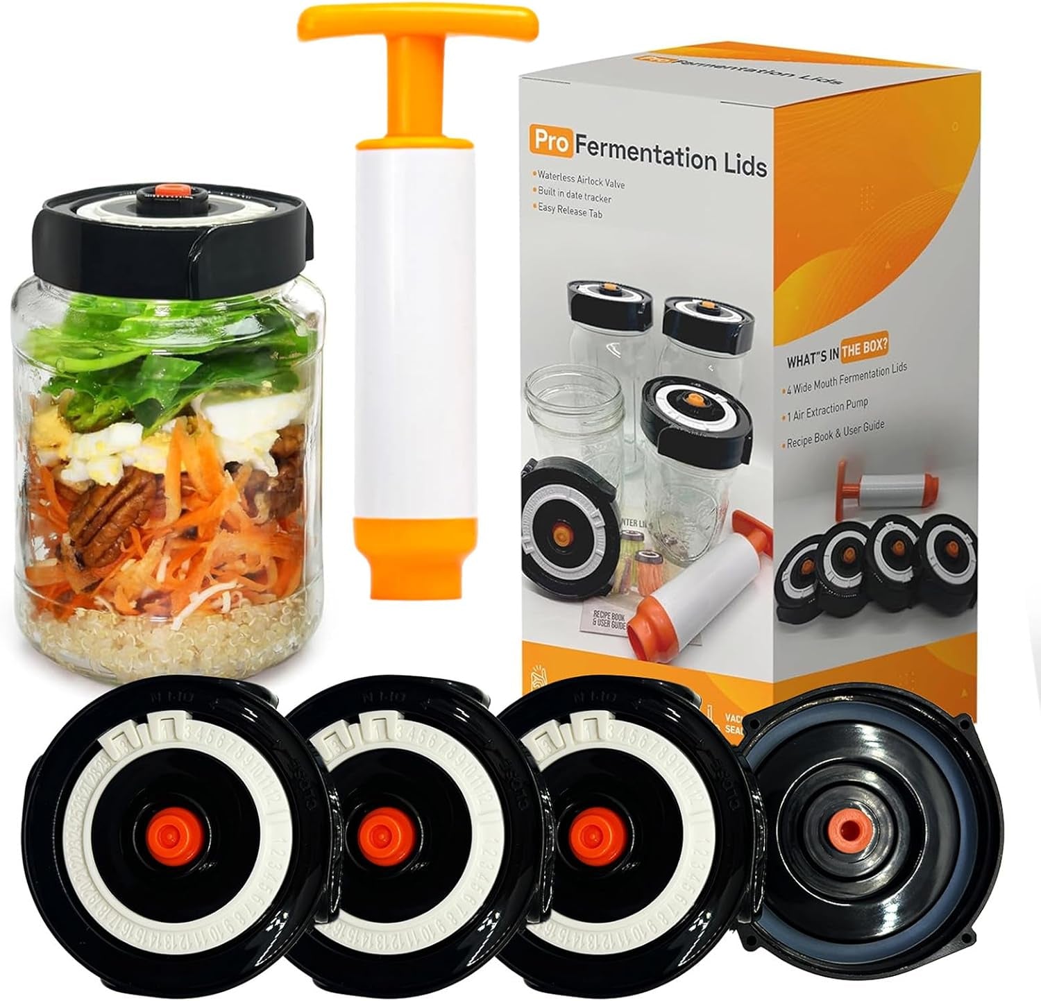 home-fermentation-kit-with-4-wide-mouth-fermenting-lids-with-airlocks-oxygen-extraction-pump-ideal-for-sauerkraut-kimchi-pickles-fermented-vegetable