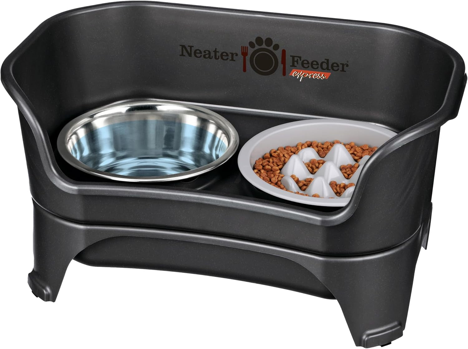 neater-feeder-express-mess-proof-dog-bowls-elevated-for-small-breeds-under-15-lb-made-in-usa-no-spill-raised-dog-food-bowl-stand-stainless-steel-food-and-water-bowl-set-feeding-station-cappuccino