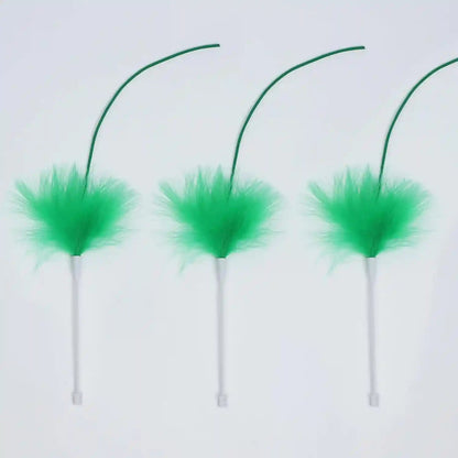 Umosis Hide-N-Seek Cat Toy Replacement Feather Wands for P43 Cat Toy,Only 3 Pcs Accessoriesis1