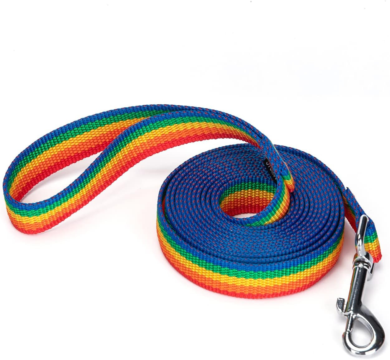 strong-durable-nylon-10ft-long-dog-training-leash-traction-rope-1-inch-wide-for-small-and-medium-dog-black-10-feet