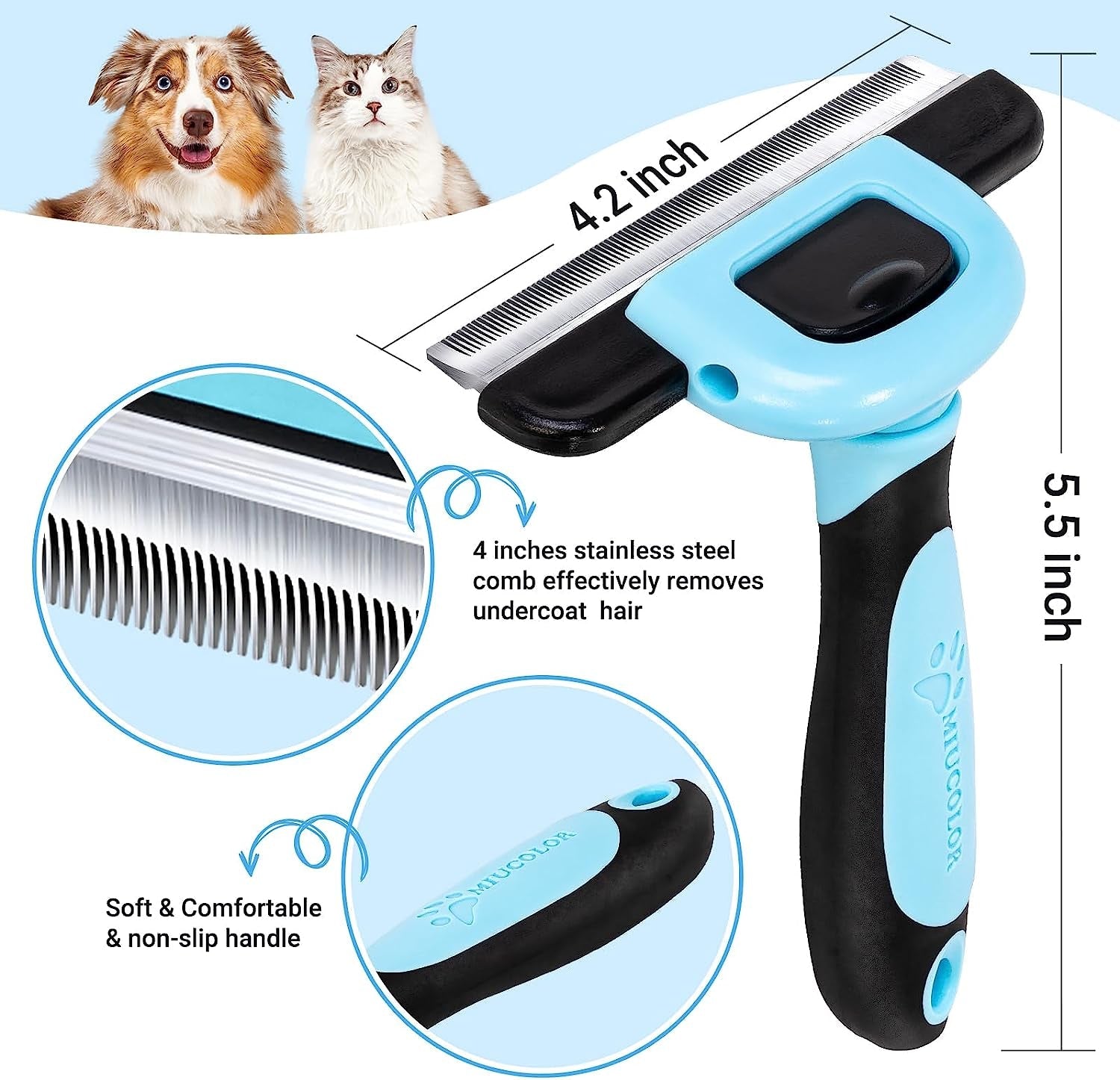 miu-color-pet-grooming-brush-deshedding-tool-for-dogs-cats-effectively-reduces-shedding-by-up-to-95-for-short-medium-and-long-pet-hair