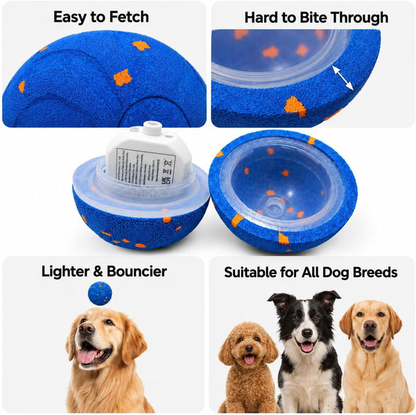 Smart Dog Ball - High-Elasticity E-TPU Interactive Toy, Automatic Rolling Ball with 2 Modes & LED Glow, 350Mah Long Battery Life, Motion Activated & USB-C Rechargeable for Dogs9