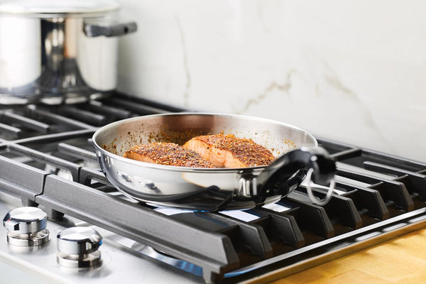 Stainless Steel Frying Pan Set, 8.25 and 10-Inch Skillets | Two Versatile Stainless Steel Skillets for Everyday Cooking, from Searing to Sauteing, Dishwasher Safe9