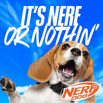 Nerf Dog Tennis Ball Blaster Dog Toy Blue/Orange, 16 Inch Compact Blaster with 1 Ball9