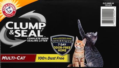 Arm & Hammer Clump & Seal Litter, Multi-Cat Litter 38 Lb.19
