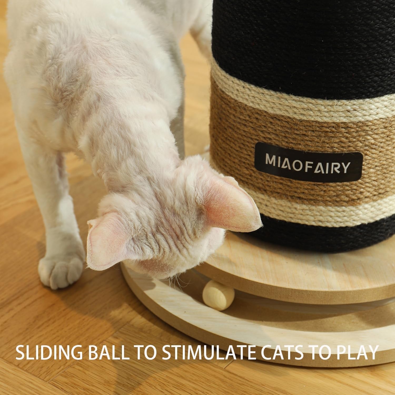 cat-scratching-post-premium-cat-scratching-board-sisal-fiber-cat-scratcher-24-8-inches-with-hanging-ball-red-wine-bottle-simple-design-suitable-indoor-small-and-medium-cats-24-8-in-wooden-base