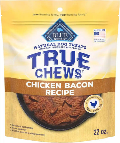 Blue Buffalo True Chews Chicken Pot Pie Natural Dog Treats, Real Meat Dog Snacks, Healthy Reward or Training Treat, Made in the USA with Real Chicken & Natural Ingredients, 12 Oz.17