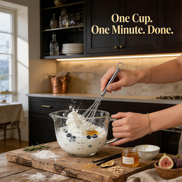 Small Wire Whisk Set of 2, Portable Stainless Steel Kitchen Tiny Whisk & Egg Beater with Thick Wire - Sturdy Mini Mixing Balloon for Cooking, Blending, Whiping, Beating and Stirring (6" + 8")2
