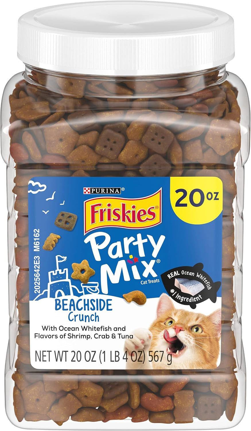 purina-friskies-party-mix-cat-treats-beachside-crunch-made-with-ocean-whitefish-crunchy-cat-treats-for-adult-cats-20-ounce-resealable-canister-pack-of-2