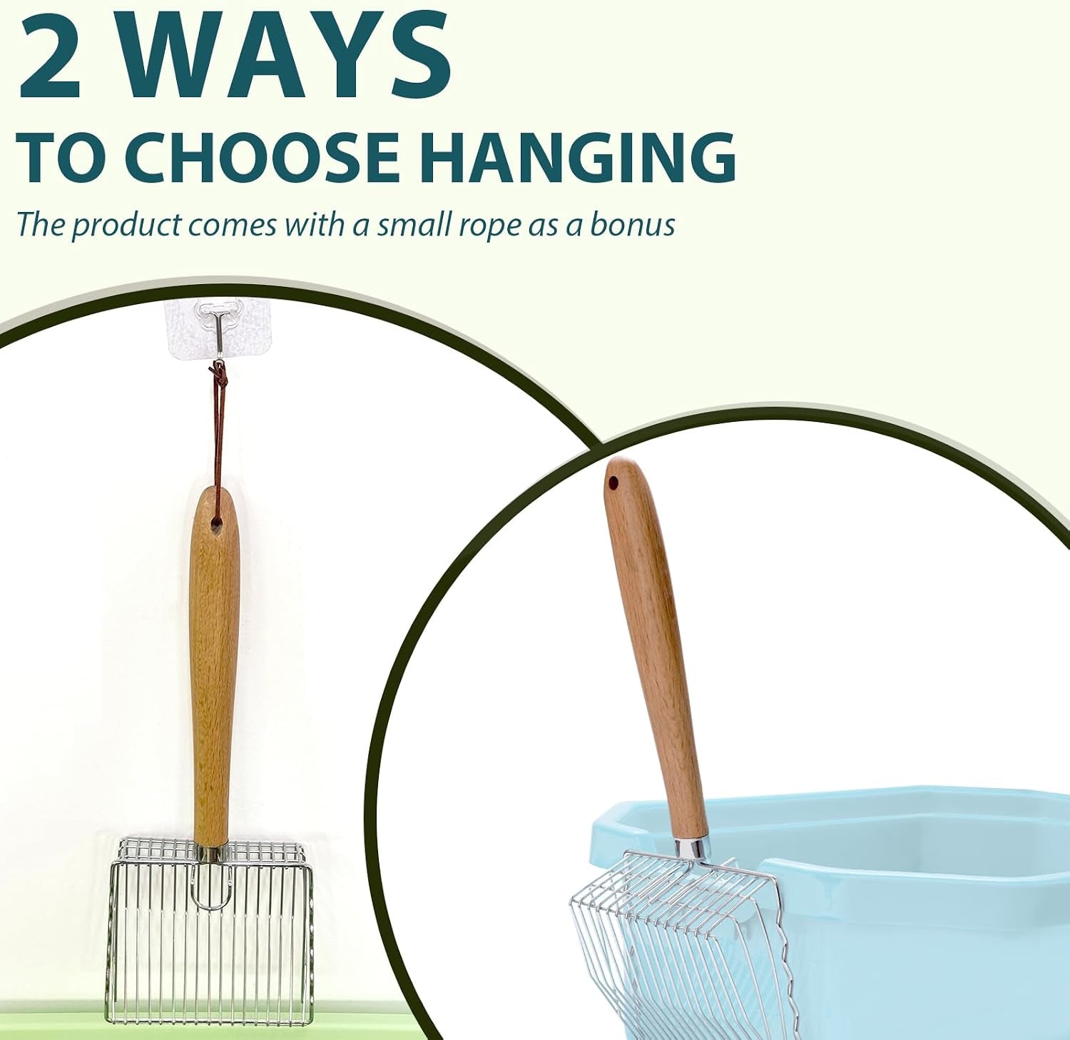 cat-litter-scoop-kitty-metal-scooper-with-hook-and-hole-non-stick-stainless-steel-kitten-poop-lifter-durable-heavy-duty-sifter-easy-to-clean-saves-time-for-litter-box