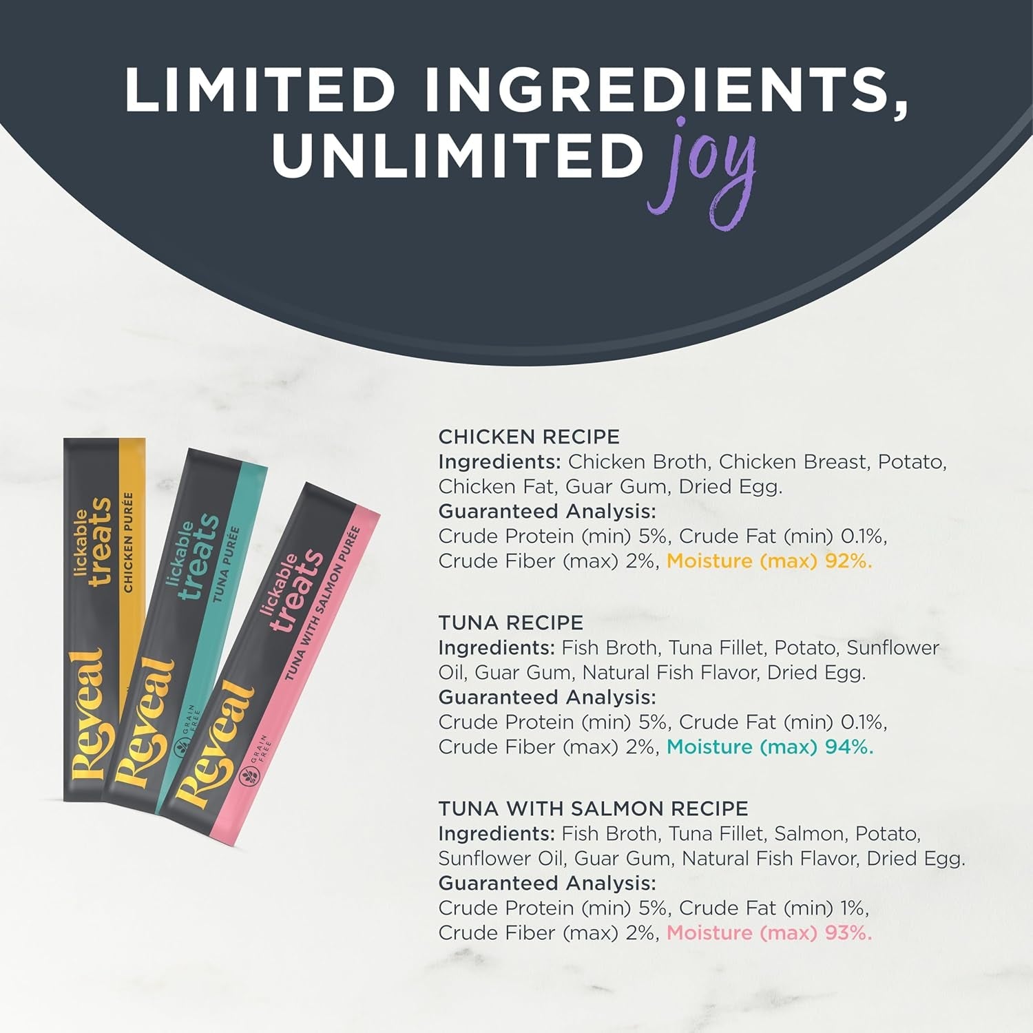 reveal-fish-chicken-variety-lickable-cat-treats-20-pack-0-5-oz-pouches-creamy-puree-limited-ingredient-grain-free-high-quality-protein-squeeze-up-for-training-or-food-topper