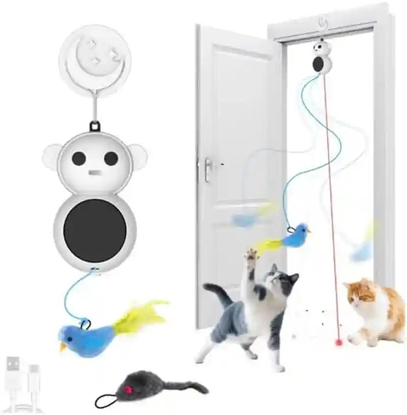interactive-cat-toys-for-indoor-cats-automatic-laser-cat-toys-flying-bird-feather-cat-wand-toy-best-kitten-adult-cat-enrichment-stimulation-toy-hanging-electric-kitty-toys-for-bored-cats-beige