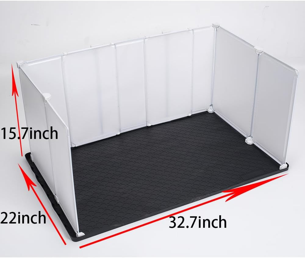 litter-box-splash-guard-litter-box-pee-shields-for-dogs-easy-to-clean-indoor-dog-fence-with-puppy-pee-pad-holder-tray-fits