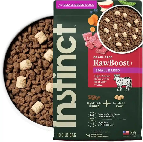 Instinct Rawboost Small Breed, Natural Dry Dog Food with Freeze-Dried Pieces, High Protein, Grain-Free Recipe - Real Chicken, 3.5 Lb. Bag10