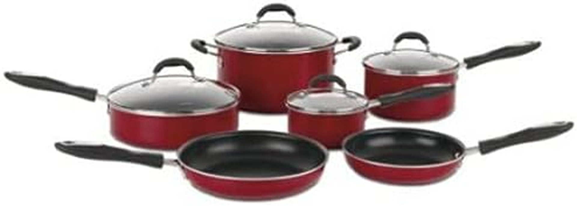 55-11r-11-piece-set-advantage-nonstick-cookware-red