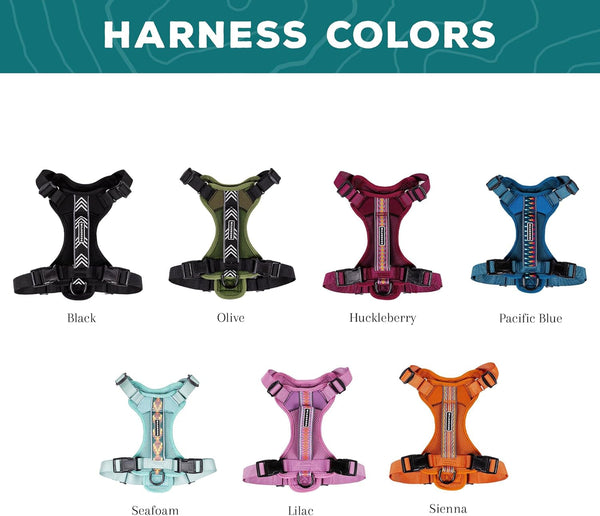 Wilderdog Lightweight Dog Harness with Reflective Straps - Medium - Huckleberry5