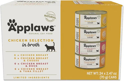 Applaws Fish Variety in Broth Wet Cat Food, 3-Flavor 12-Pack 2.47 Oz Cans | 100% Natural, High Quality Ingredients, High Protein, No Artificial Additives, Limited Ingredients13