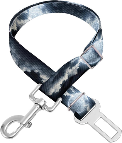 Adjustable Pet Cat and Dog Car Seat Belt，The Lanyard Is Flexible and Adjustable from 20 to 33 Inches (Floral)15