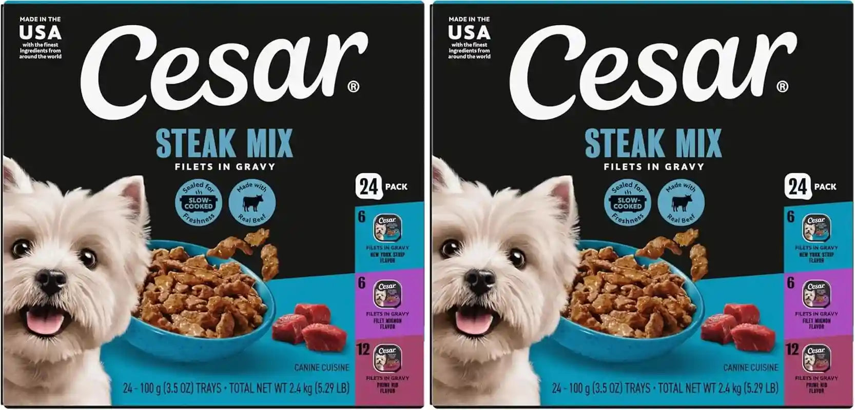 cesar-filets-in-gravy-wet-dog-food-steak-mix-variety-3-5-oz-24-count-filet-mignon-new-york-strip-prime-rib-real-meat-slow-cooked-no-fillers-added-sugar-artificial-flavors-easy-peel-trays
