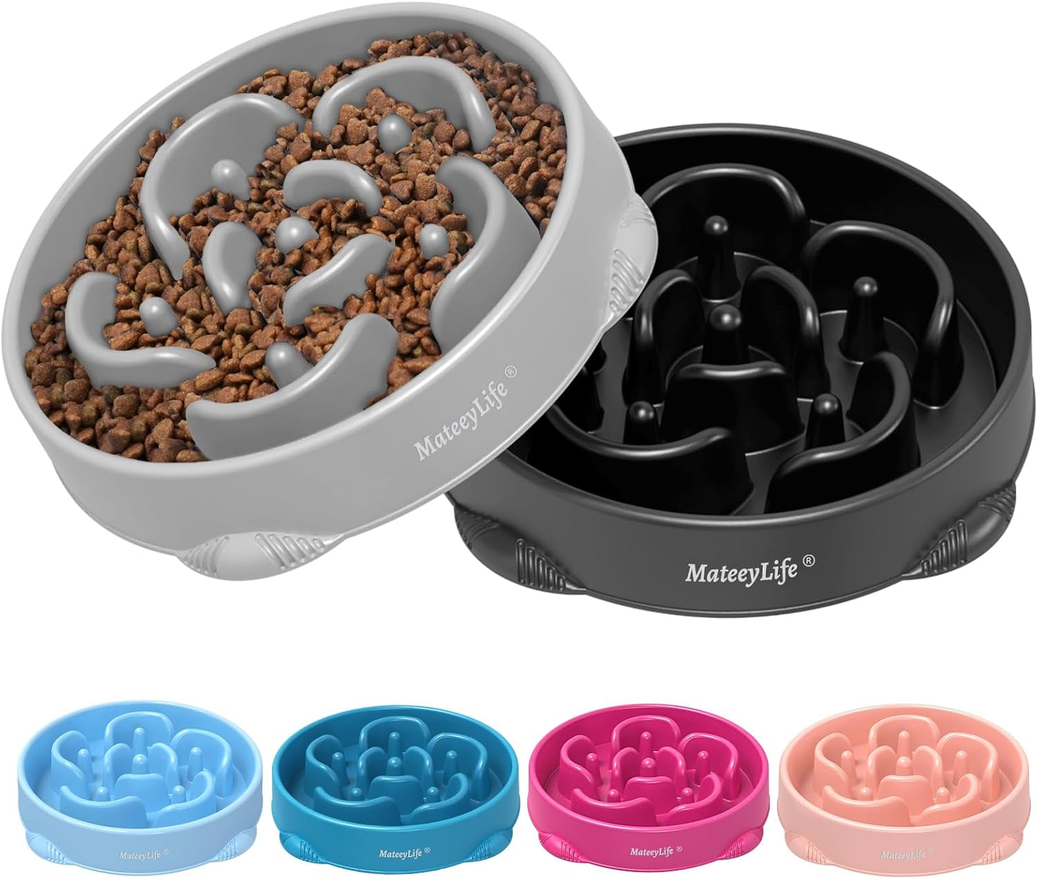 mateeylife-2-pack-slow-feeder-dog-bowls-2-cups-dog-puzzle-feeder-bowl-food-contact-safe-dishwasher-safe-non-slip-base-maze-design-for-fast-eaters-for-dogs-and-cats-daily-mealtimes