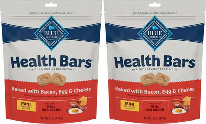 Blue Buffalo Mini Health Bars Apples & Yogurt Crunchy Dog Biscuits, Bite-Sized for Training, Oven-Baked with Real Apples & Natural Ingredients, Healthy Dog Treats, 16 Oz.14