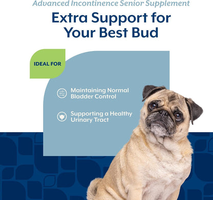 Naturvet Senior Advanced Incontinence Dog Supplement – Helps Support Dog’S Bladder Control, Normal Urination – Includes Synergistic Blend of Botanicals – 120 Ct. Soft Chews4