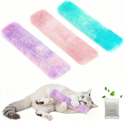 Rishoesu 3 Pcs Interactive Cat Toys Cat Pillows, Soft and Durable Crinkle Sound Catnip Toys, for Indoor Cats Funny Kitten Toys Exercise7