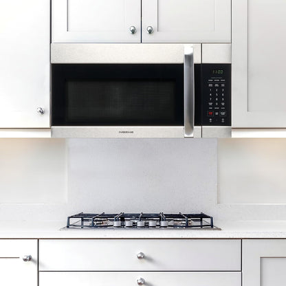 1.7 Cu. Ft. Over-The-Range Microwave Oven – 1000 Watts Power, Auto Cook Settings, Defrost, Easy Clean and Child Safety Lock - Stainless6