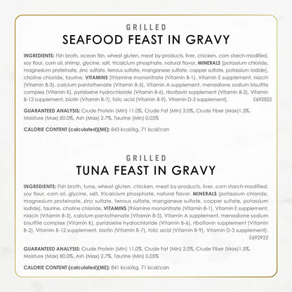 Purina Fancy Feast Grilled Seafood Wet Cat Food, 3 Oz Cans, 24-Pack5