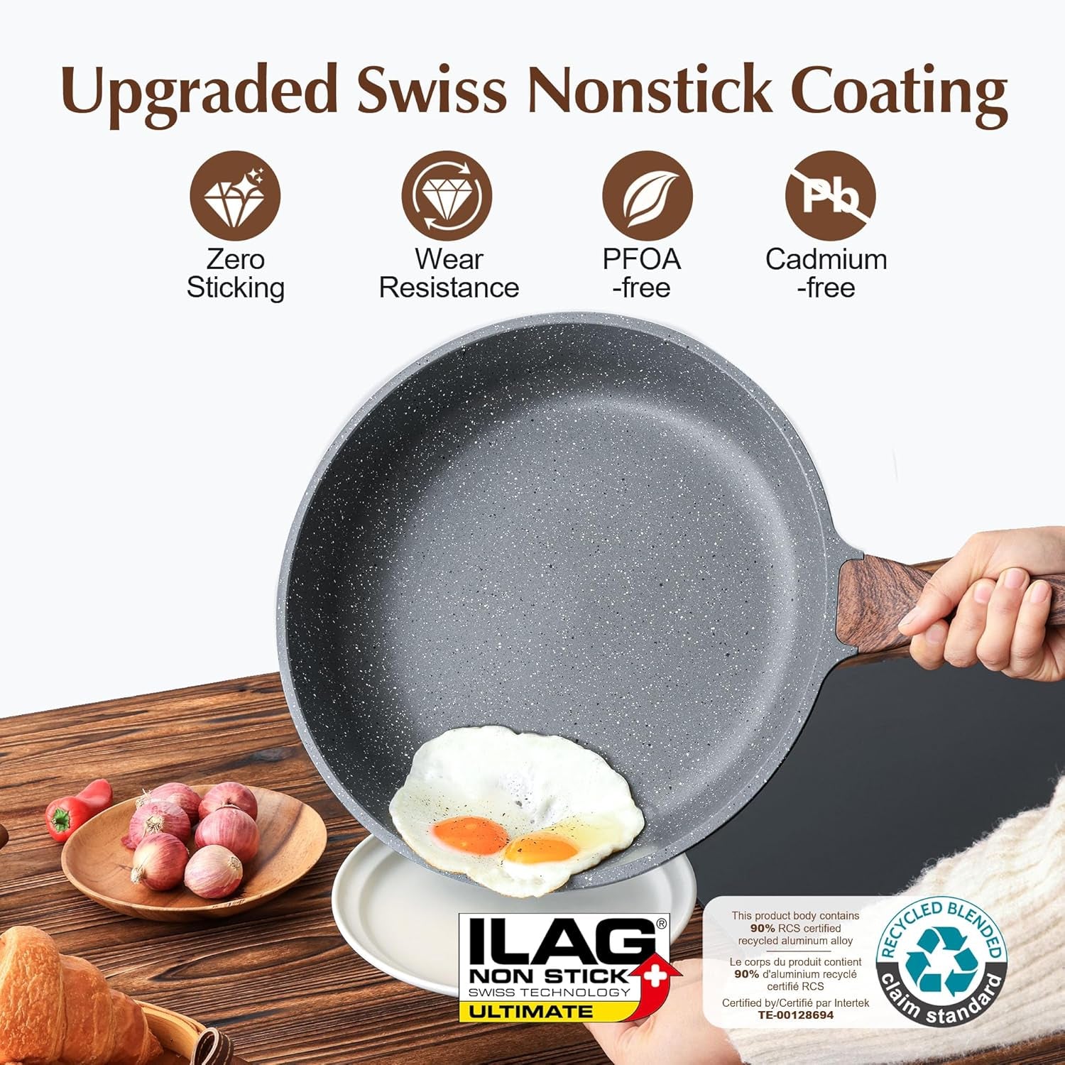 12-5-inch-nonstick-frying-pan-skillet-swiss-granite-coating-omelette-pan-healthy-stone-cookware-pfoa-free