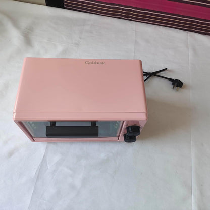 Mini Toaster Oven, Compact Countertop Electric Oven with Glass Door, Adjustable Temperature & Timer, Small Baking Oven for Toast, Snacks, Reheating, Dorm, Apartment & RV, Pink4
