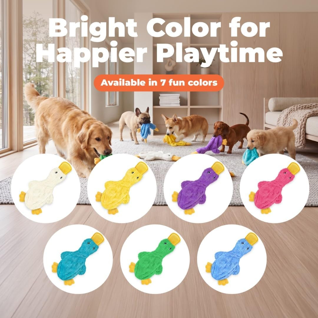 best-pet-supplies-interactive-squeaky-dog-chew-toy-ideal-dog-toys-for-chewers-small-medium-large-dogs-and-fetch-lovers-crinkle-duck-yellow-large