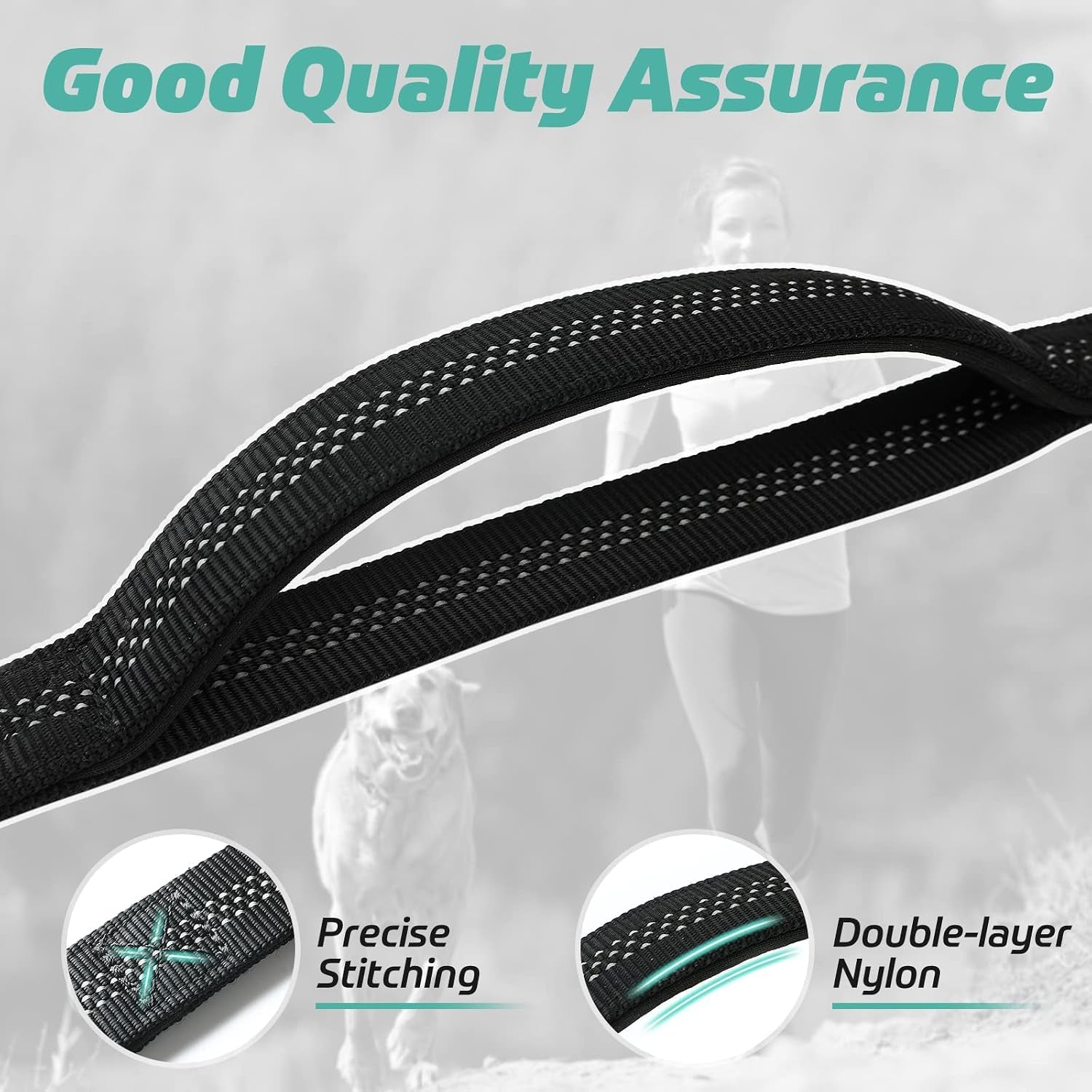 rabbitgoo-tactical-dog-leash-heavy-duty-training-bungee-lead-military-leash-with-2-padded-control-handles-for-medium-large-dogs-no-pull-for-shock-absorption-reflective-black-5-2ft