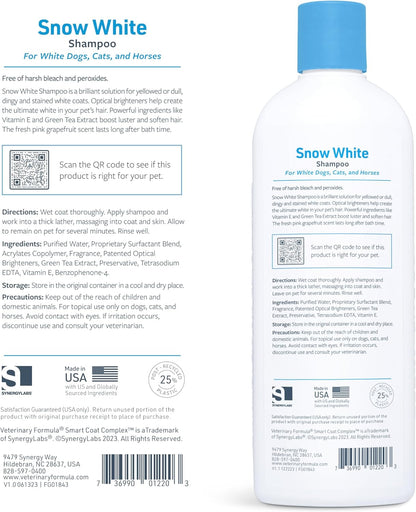 Veterinary Formula Smart Coat Whitening & Stain Remover Pet Shampoo, 17Oz8