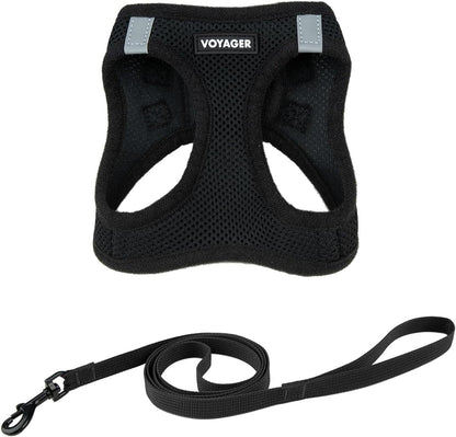 Voyager Step-In Pet Harness - All Weather Mesh, Adjustable Step in Harness for Cats and Dogs by Best Pet Supplies - 307 Set Moss Green, M8