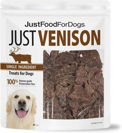 Just Food for Dogs Single Ingredient Healthy Dog Treats and Dog Snacks, Jerky Treats, Human Grade, Preservative and Grain Free, Rawhide Free Chews, Low Calorie Treat - Chicken Breast, 5 Oz | Human Grade Chicken Treats for Dogs, Jerky Dog Snacks, Preservative & Grain Free, Rawhide Free Chews, Low Calorie Treat16