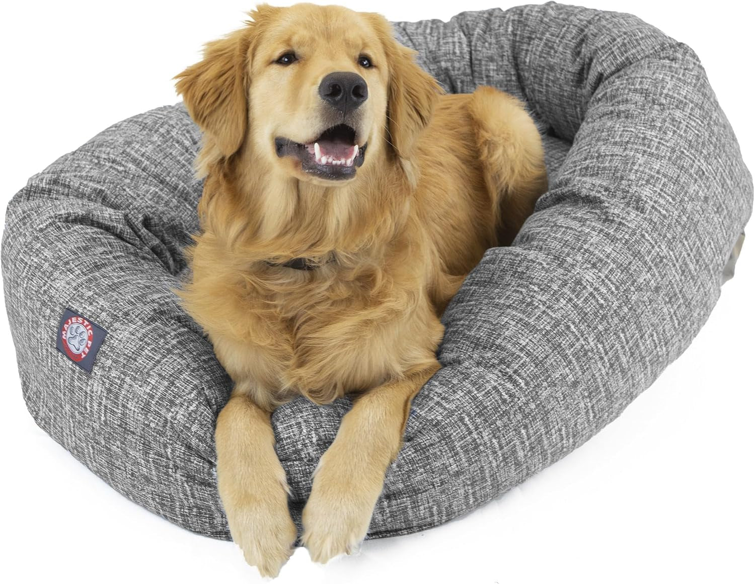 majestic-pet-40-inch-bagel-calming-dog-bed-washable-cozy-soft-round-dog-bed-with-spine-support-for-dogs-to-rest-their-head-fluffy-donut-dog-bed-40x29x9-inch-round-pet-bed-large-blue
