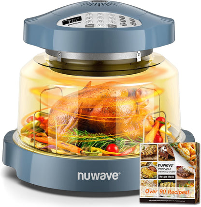 Pro plus 2 Infra-Red Oven, Countertop, Convection, 360 Surround Heat | 2025 Advanced Convection, No Defrosting or Preheating, Cook Fresh or Frozen, Durable Power Dome, 100 Presets & 50 Memory1