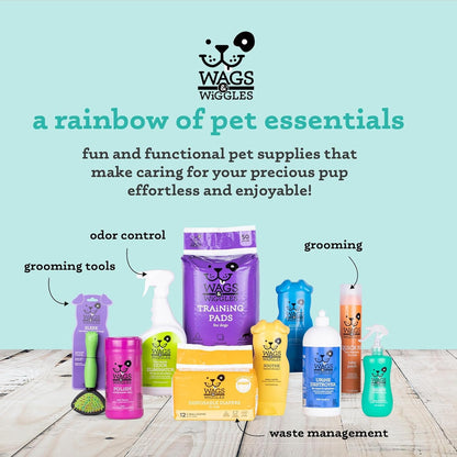 Wags & Wiggles Hypoallergenic Dog Wipes for Sensitive Skin, Fragrance-Free Waterless Cleansing Cloths for Paws, Face, and Dog Body, No SLS, Parabens, or DEA, 100 Count | Waterless Cleansing Cloths for Paws, Face, and Body; No SLS, Parabens, or DEA for Sensitive Skin6