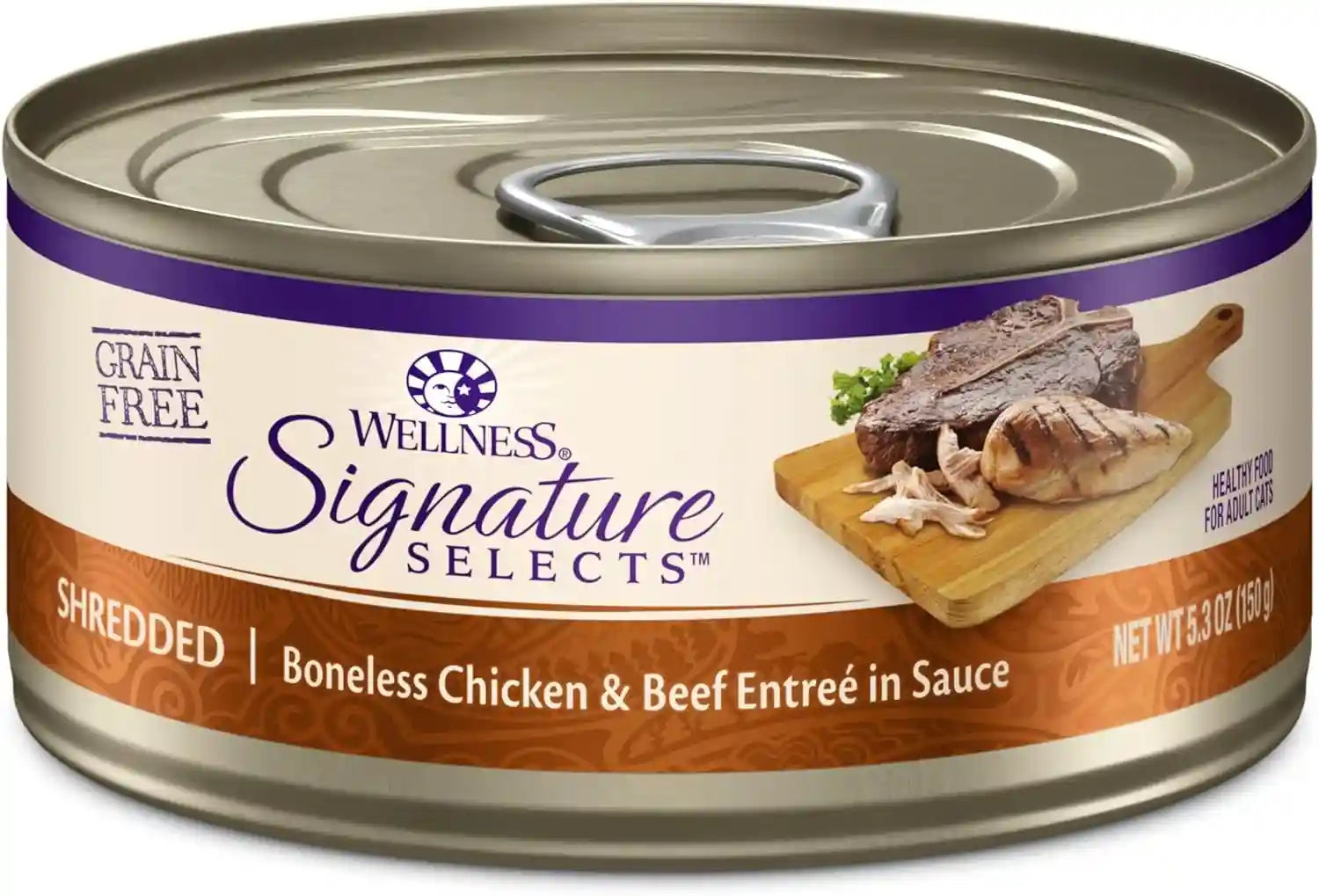 wellness-core-signature-selects-flaked-adult-canned-wet-cat-food-natural-protein-rich-grain-free-skipjack-tuna-and-wild-salmon-entree-recipe-2-8-oz-pack-of-12-cans