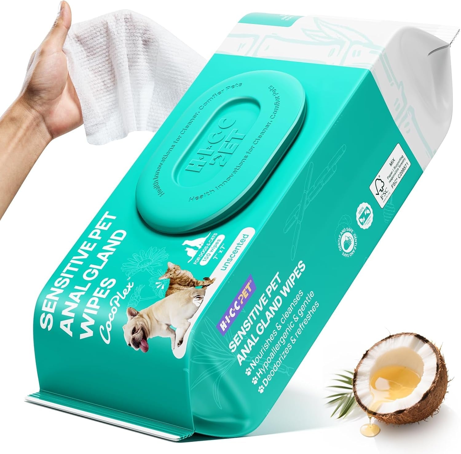 hicc-pet-rear-end-external-anal-area-cleaning-deodorizing-wipes-hydrating-nourish-fur-dogs-cats-grooming-wipes-for-daily-cleaning