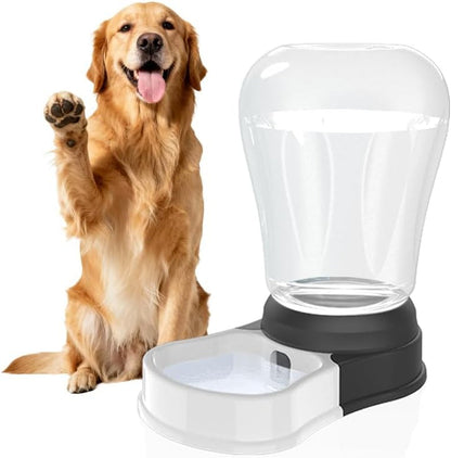 6 Liters Automatic Gravity Dog Water Dispenser, BPA- Free | Gravity Pet Water Bowl, No-Spill Cat Feeder for Large Dogs, Bpa-Free & Easy Clean, Less Refills for Work Travel1