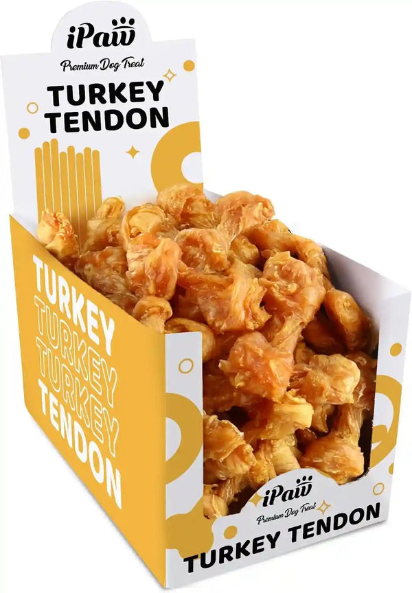 Ipaw 10 Pcs Value Pack Turkey Tendons Ring for Dog, All Natural Human Grade | Single Protein, Hypoallergenic, Grain Free, Rawhide Alternative Dog Treats, Us-Sourced Turkey9