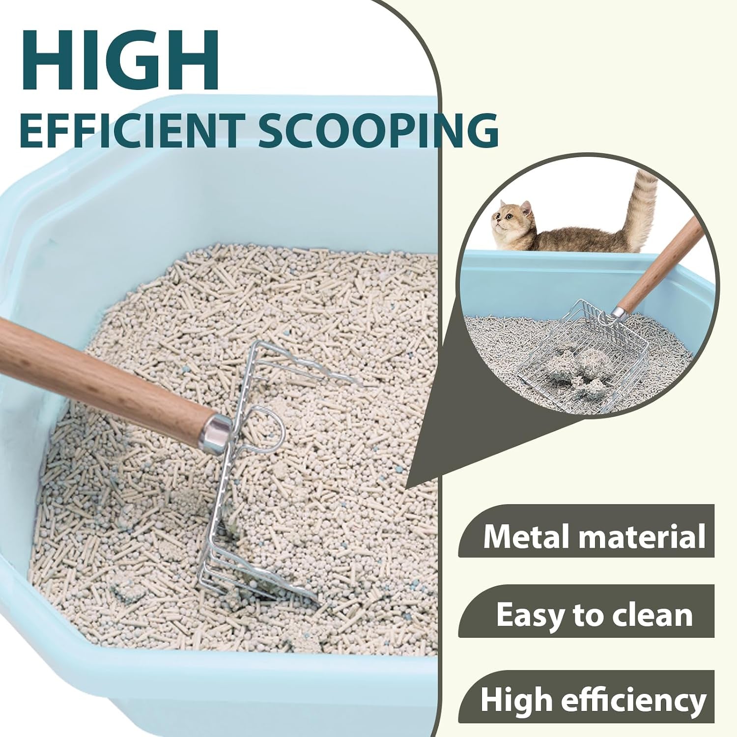 cat-litter-scoop-kitty-metal-scooper-with-hook-and-hole-non-stick-stainless-steel-kitten-poop-lifter-durable-heavy-duty-sifter-easy-to-clean-saves-time-for-litter-box