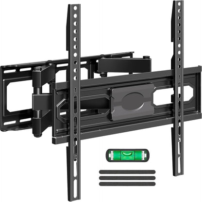 Econome TV Wall Mount for Most 32-65 Inch Flat Screen/Led/4K Tvs, TV Mount with Swivel and Tilt Articulating Dual Arms, Full Motion Wall Mount up to 16” Stud, Max VESA 400X400Mm, up to 99Lbs1