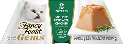 Purina Fancy Feast Gems Chicken Wet Cat Food Variety Box, 4 Oz, 8-Pack9