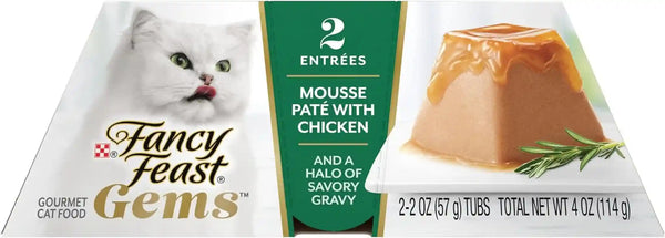 Purina Fancy Feast Gems Chicken Wet Cat Food Variety Box, 4 Oz, 8-Pack9